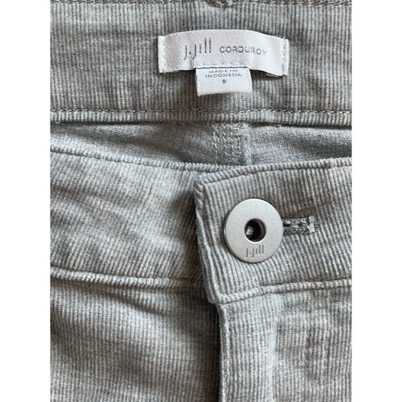 J.Jill Gray corduroy Pants Stretch Size 8 - Picture 2 of 7